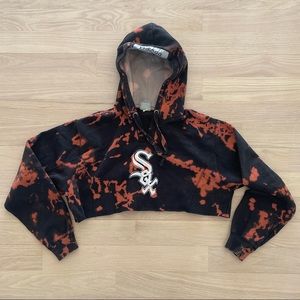 Vintage white sox crop sweatshirt